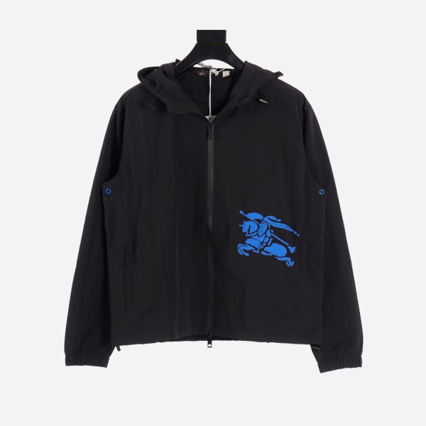 Burberry Woven Warhorse Zip-Up Jacket
