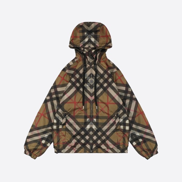 Burberry Argyle Hooded Jacket