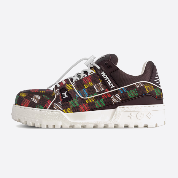 Louis Vuitton Maxi Chubby Lace-Up Low-Top Sneakers 1AHAIZ