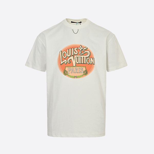 Louis Vuitton 25ss chain logo print short sleeve