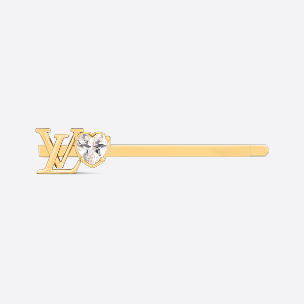Louis Vuitton heart shaped hair clip  M02390