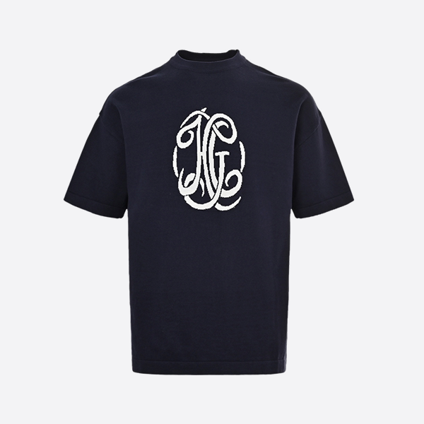 Givenchy 2025 Spring/Summer Logo Jacquard Knit Short Sleeve