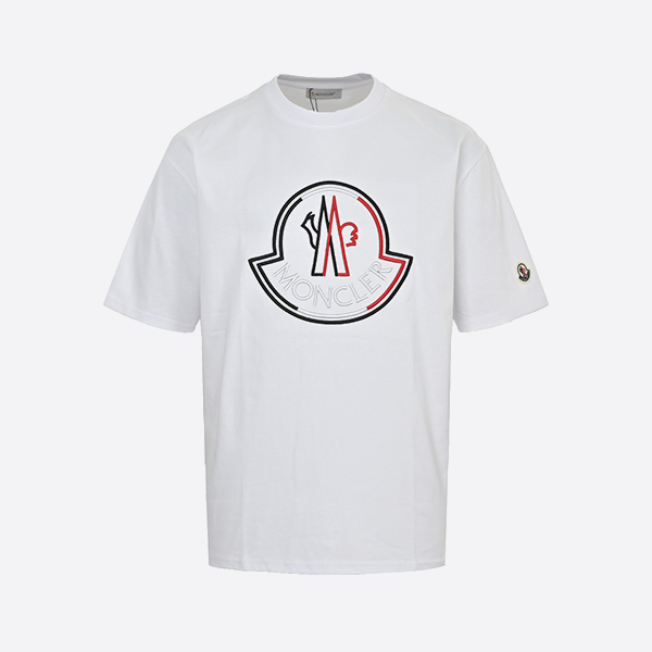 Moncler 25ss embroidered logo short sleeves