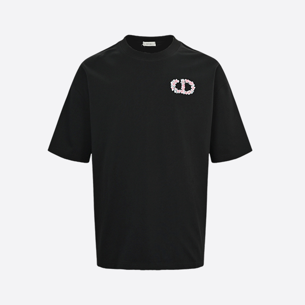 Dior 25ss floral print short sleeves