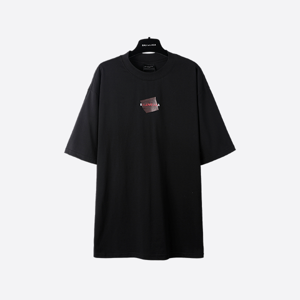 Balenciaga SS25 Embroidered Tape Short Sleeve