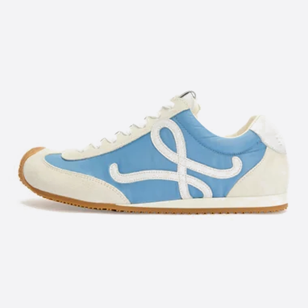 Loewe Ballet Runner 2.0 calfskin round toe lace-up low-top casual shoes LBR2282X29-5638