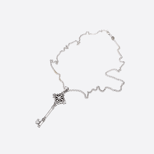 Chrome Hearts S925 sterling silver key necklace 254905622053