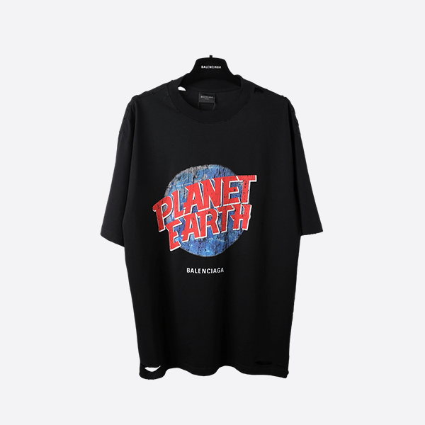 Balenciaga Earth Print Short Sleeve