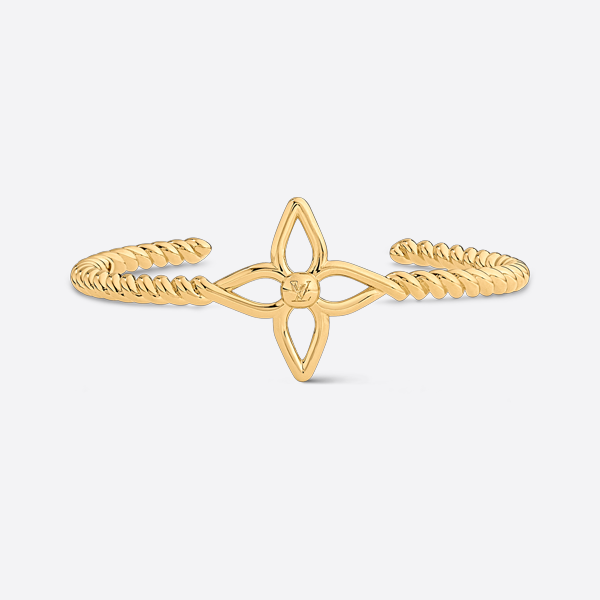 Louis Vuitton Floral Cuff Bracelet  M1606S