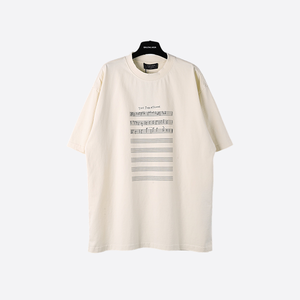 Balenciaga Musical Notes T-shirt